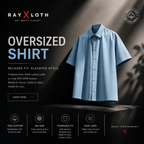 Baby Blue - Unisex Oversized Shirt